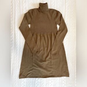 Zara Turtleneck Knit Mini Dress